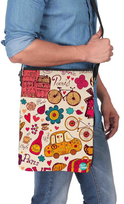 

Nutcaseshop 14 inch Expandable Laptop Messenger Bag(Multicolor)