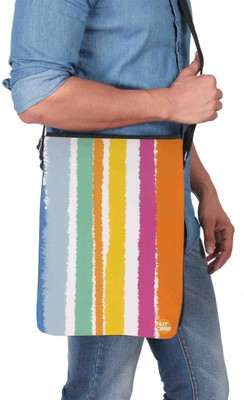 

Nutcaseshop 14 inch Expandable Laptop Messenger Bag(Multicolor)