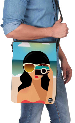 

Nutcaseshop 14 inch Expandable Laptop Messenger Bag(Multicolor)
