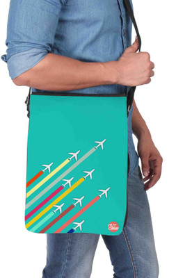 

Nutcaseshop 14 inch Expandable Laptop Messenger Bag(Multicolor)