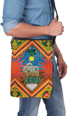 

Nutcaseshop 14 inch Expandable Laptop Messenger Bag(Multicolor)