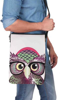 

Nutcaseshop 14 inch Expandable Laptop Messenger Bag(Multicolor)