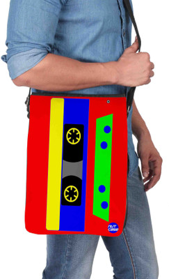 

Nutcaseshop 14 inch Expandable Laptop Messenger Bag(Multicolor)
