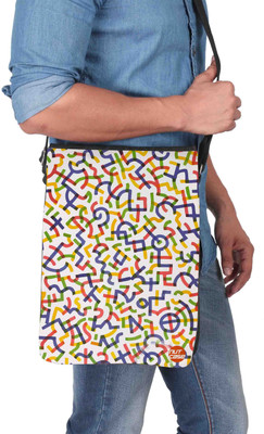 

Nutcaseshop 14 inch Expandable Laptop Messenger Bag(Multicolor)