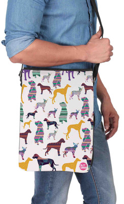 

Nutcaseshop 14 inch Expandable Laptop Messenger Bag(Multicolor)
