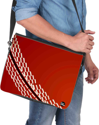 

Nutcaseshop 14 inch Expandable Laptop Messenger Bag(Multicolor)