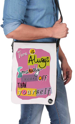 

Nutcaseshop 14 inch Expandable Laptop Messenger Bag(Multicolor)