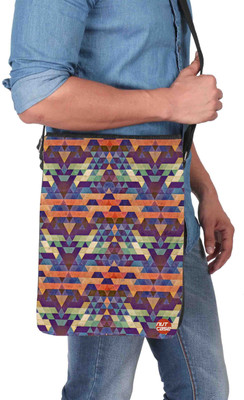 

Nutcaseshop 14 inch Expandable Laptop Messenger Bag(Multicolor)