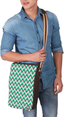 

Nutcaseshop 14 inch Expandable Laptop Messenger Bag(Multicolor)