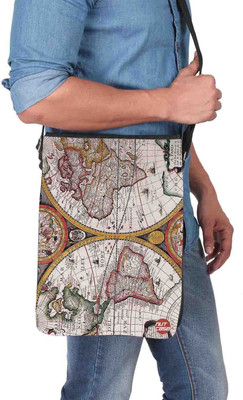 

Nutcaseshop 14 inch Expandable Laptop Messenger Bag(Multicolor)
