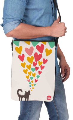 

Nutcaseshop 14 inch Expandable Laptop Messenger Bag(Multicolor)