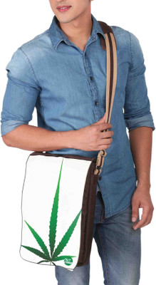 

Nutcaseshop 14 inch Expandable Laptop Messenger Bag(Multicolor)