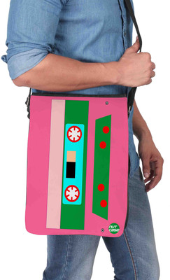 

Nutcaseshop 14 inch Expandable Laptop Messenger Bag(Multicolor)