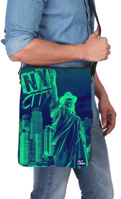 

Nutcaseshop 14 inch Expandable Laptop Messenger Bag(Multicolor)