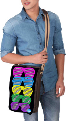 

Nutcaseshop 14 inch Expandable Laptop Messenger Bag(Multicolor)