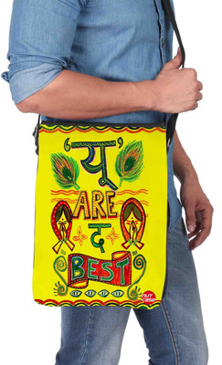 

Nutcaseshop 14 inch Expandable Laptop Messenger Bag(Multicolor)