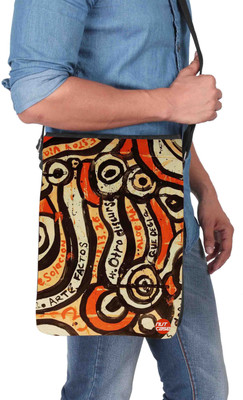 

Nutcaseshop 14 inch Expandable Laptop Messenger Bag(Multicolor)
