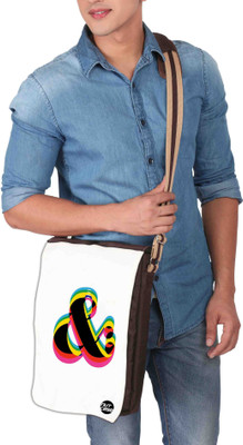 

Nutcaseshop 14 inch Expandable Laptop Messenger Bag(Multicolor)