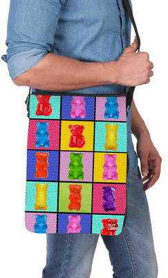 

Nutcaseshop 14 inch Expandable Laptop Messenger Bag(Multicolor)