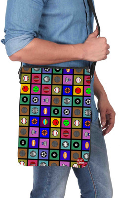 

Nutcaseshop 14 inch Expandable Laptop Messenger Bag(Multicolor)