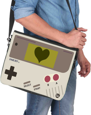 

Nutcaseshop 14 inch Expandable Laptop Messenger Bag(Multicolor)