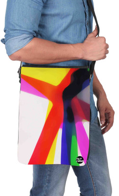 

Nutcaseshop 14 inch Expandable Laptop Messenger Bag(Multicolor)