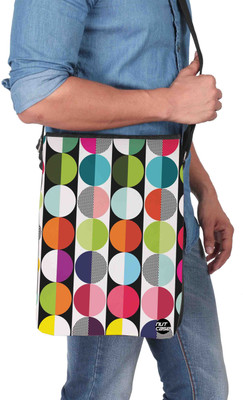 

Nutcaseshop 14 inch Expandable Laptop Messenger Bag(Multicolor)
