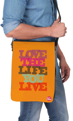 

Nutcaseshop 14 inch Expandable Laptop Messenger Bag(Multicolor)