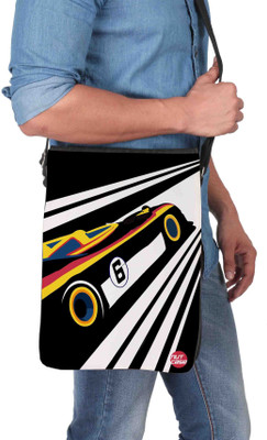 

Nutcaseshop 14 inch Expandable Laptop Messenger Bag(Multicolor)