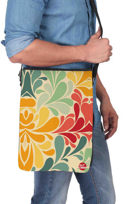 

Nutcaseshop 14 inch Expandable Laptop Messenger Bag(Multicolor)