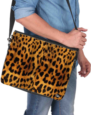 

Nutcaseshop 14 inch Expandable Laptop Messenger Bag(Multicolor)