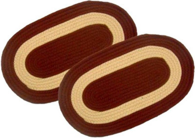 M G'S Real Decor Cotton Door Mat COTTON(Multicolor, Free) available at flipkart for Rs.213