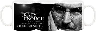 

Ashvah Mug408 Ceramic Mug(350 ml), Multicolor
