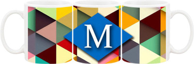

Ashvah Mug343 Ceramic Mug(350 ml), Multicolor