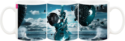 

Ashvah MUG080 Ceramic Mug(350 ml), Multicolor