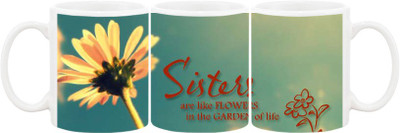 

Ashvah Mug555 Ceramic Mug(350 ml), Multicolor