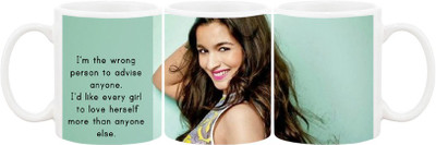 

Ashvah Mug499 Ceramic Mug(350 ml), Multicolor