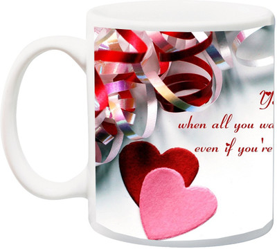 

ME&YOU Gift for Husband/Wife/Boyfriend/Girlfriend/lover;You Know it's Love happinees Special HD Printed Ceramic Mug(325 ml), Multicolor