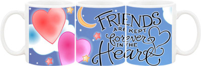 

Ashvah Mug434 Ceramic Mug(350 ml), Multicolor