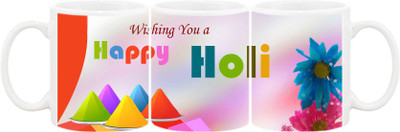 

Ashvah Mug391 Ceramic Mug(350 ml), Multicolor