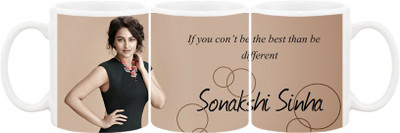 

Ashvah Mug542 Ceramic Mug(350 ml), Multicolor