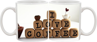

Ashvah MUG108 Ceramic Mug(350 ml), Multicolor