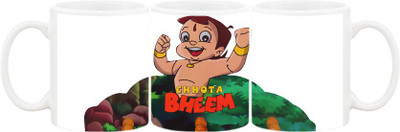 

Ashvah Mug165 Ceramic Mug(350 ml), Multicolor