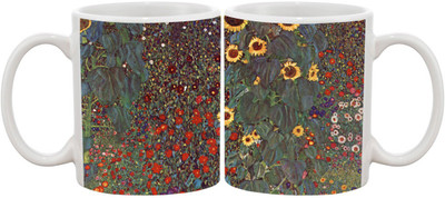 Ashvah MUG093 Ceramic Mug(350 ml), Multicolor