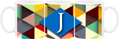 

Ashvah Mug340 Ceramic Mug(350 ml), Multicolor