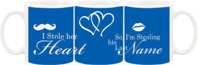 

Ashvah Mug566 Ceramic Mug(350 ml), Multicolor