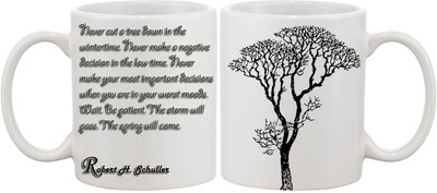 

Ashvah MUG100 Ceramic Mug(350 ml), Multicolor