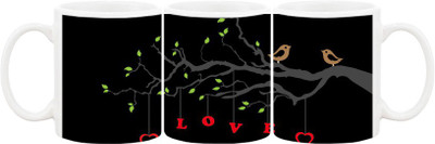 

Ashvah Mug561 Ceramic Mug(350 ml), Multicolor