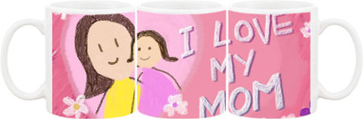 

Ashvah Mug224 Ceramic Mug(350 ml), Multicolor