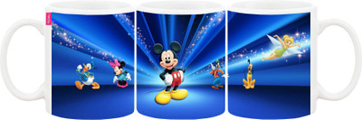 

Ashvah Mug026 Ceramic Mug(350 ml), Multicolor